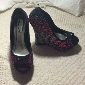 Sparkly Wedges